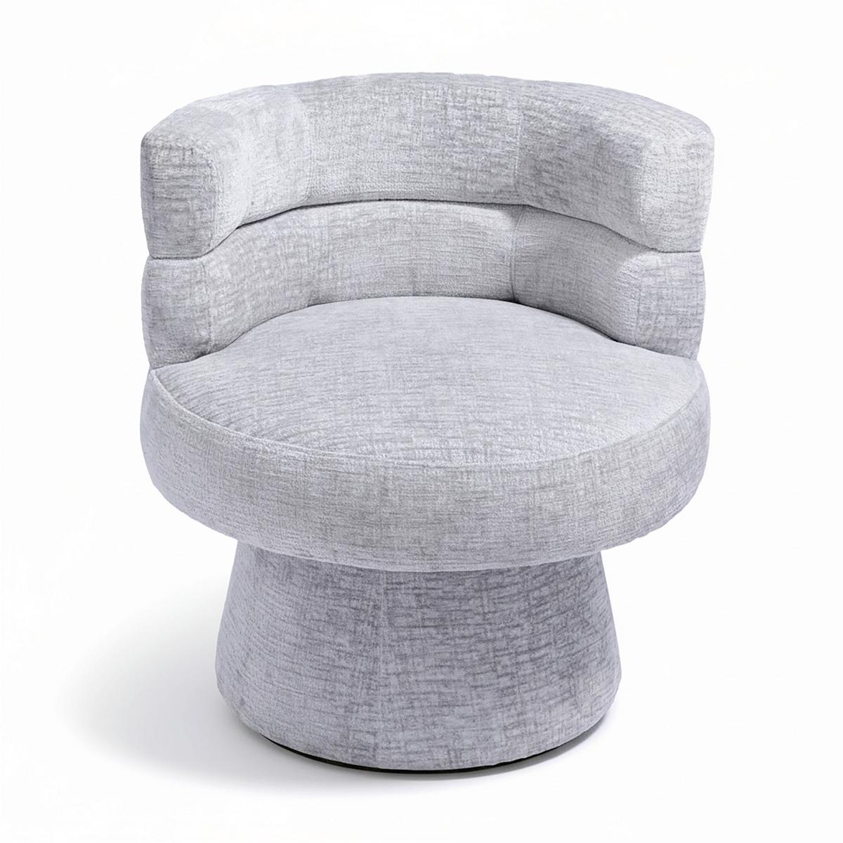 STOLIČKA JULINA - sivá, Modern, drevo/textil (71/74/72cm) - Bessagi Home