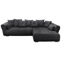 Ecksofa Riska Schwarz S: 330x197 cm - Schwarz, KONVENTIONELL, Textil (330/197cm) - MID.YOU