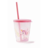 Pohárik na pitie KIDS - svetloružová, Konventionell, plast (8,3/10,4cm) - Mömax