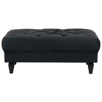 Hocker Cupido - Anthrazit/Schwarz, Design, Textil (110/44/56cm) - MID.YOU