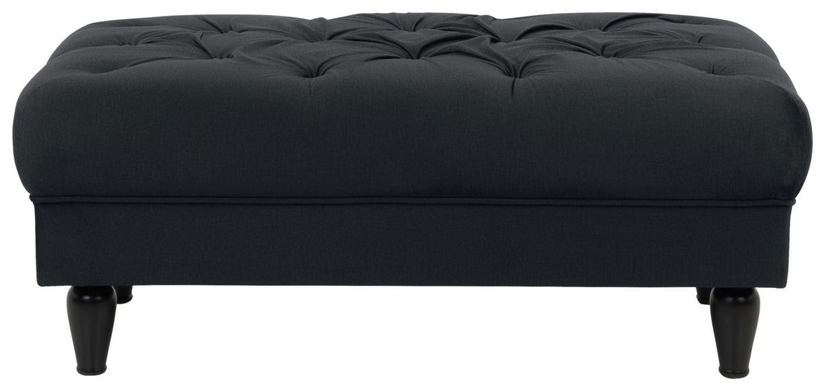 Hocker Cupido - Anthrazit/Schwarz, Design, Textil (110/44/56cm) - MID.YOU
