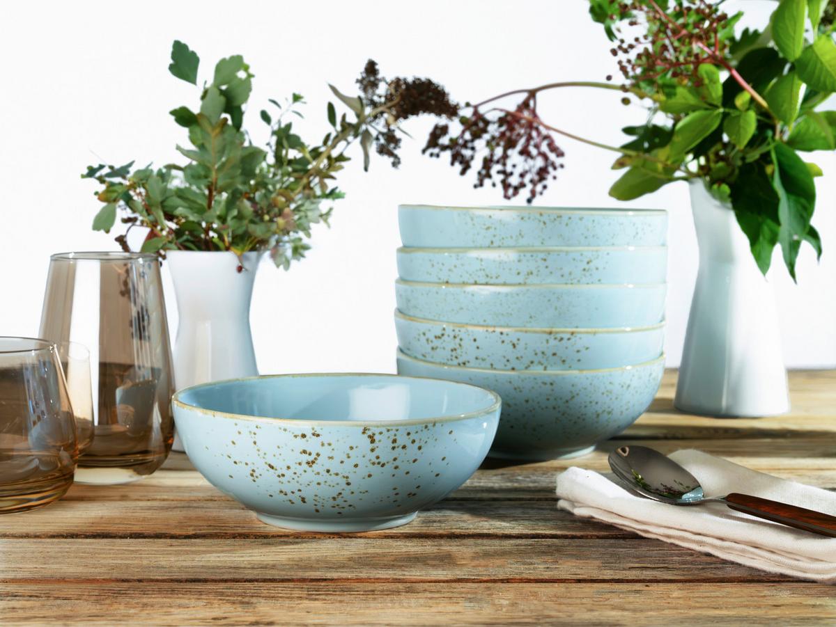 SCHÜSSELSET 22069 NATURE COLLECTION - Pastellblau, Trend, Keramik (16,5cm) - Creatable