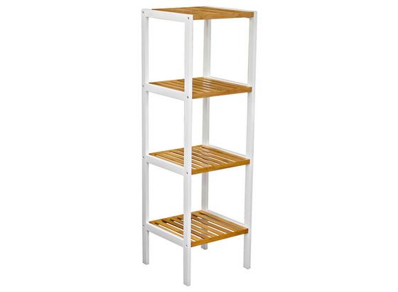 Regal Bambu - Weiß/Braun, MODERN, Holz/Holzwerkstoff (34/110/33cm) Regal Bambu - Weiß/Braun, MODERN, Holz/Holzwerkstoff (34/110/33cm)