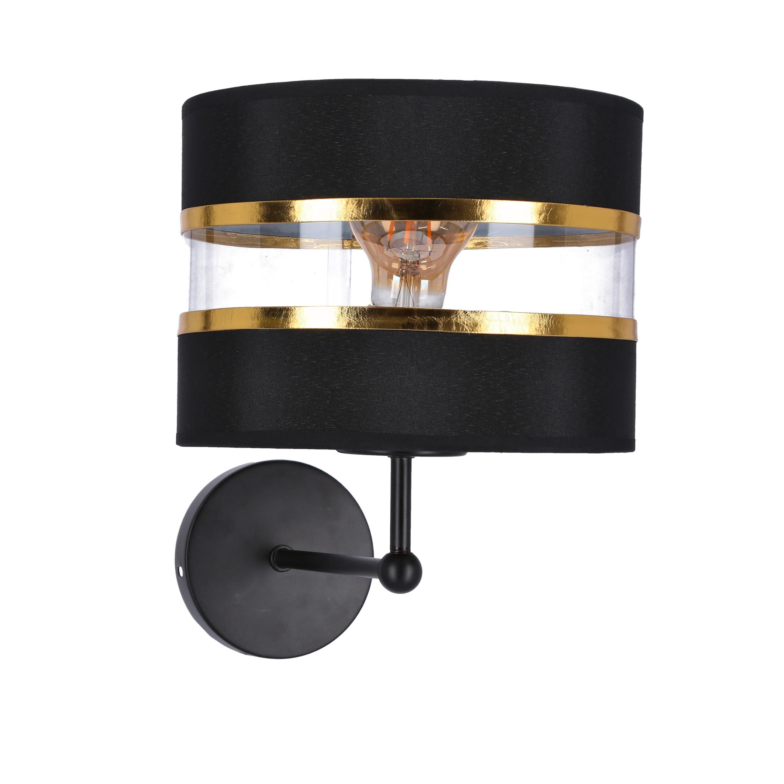 Wandleuchte 21-06134 - Schwarz, Design, Metall (26/28/20cm)