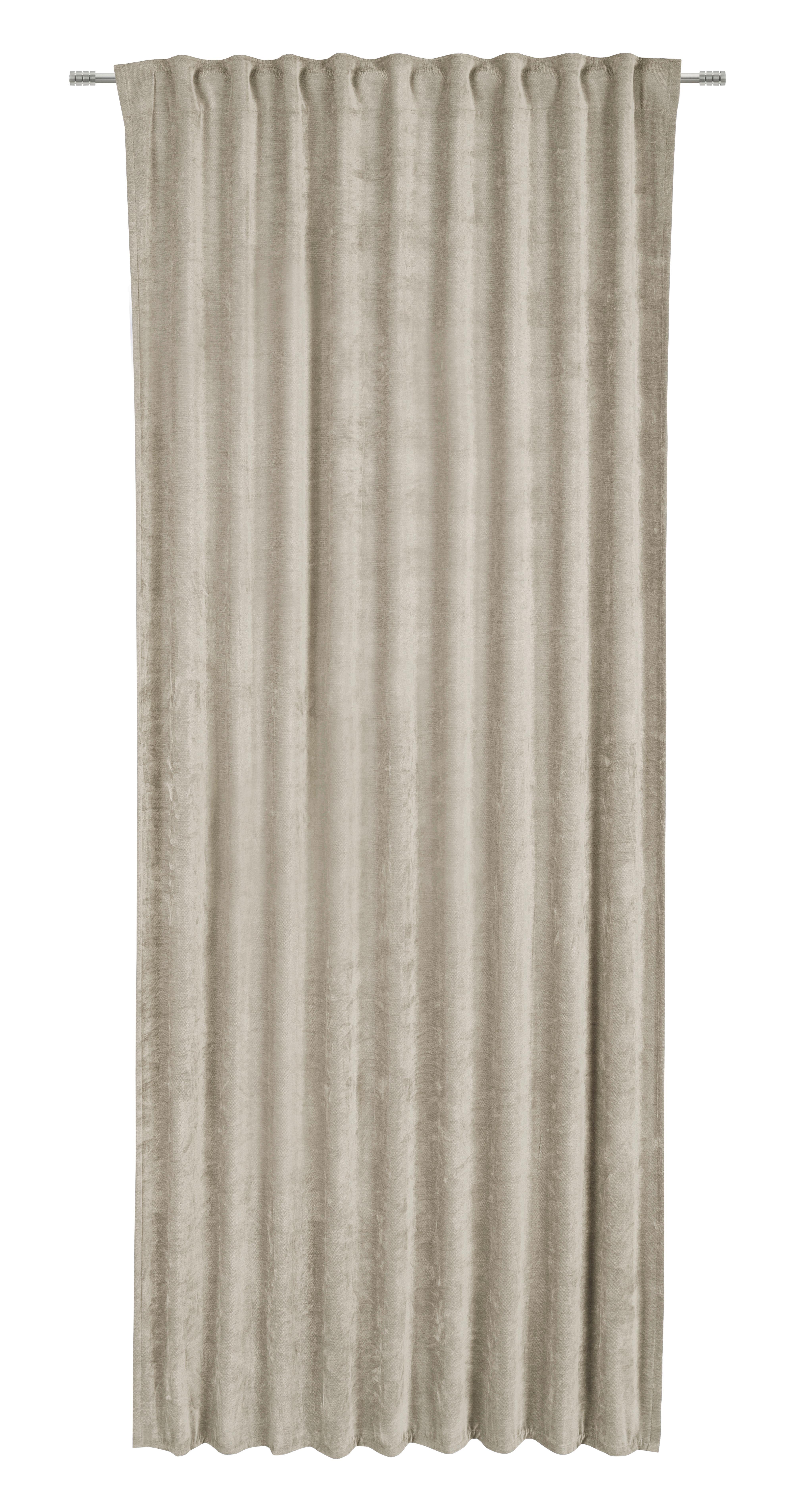 HOTOVÝ ZÁVĚS CASPER - pískové barvy, Konvenční, textil (140/245cm) - Mömax