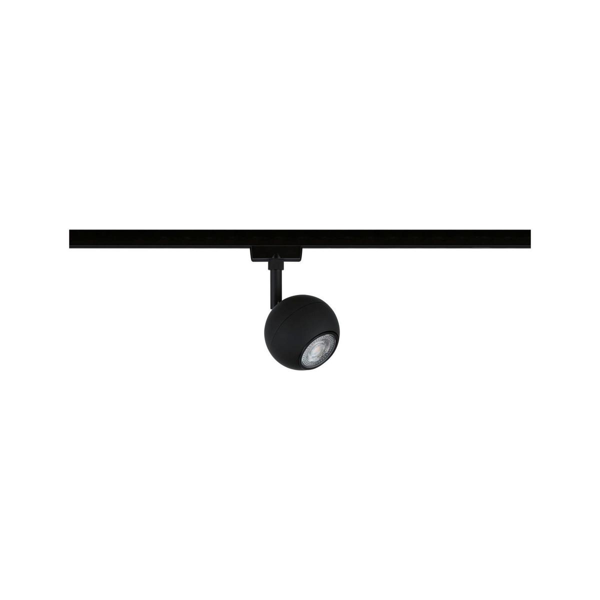 Schienensystem-Strahler 96989 Urail Tup - Schwarz, Design, Metall (8,0/15,9cm) - Paulmann
