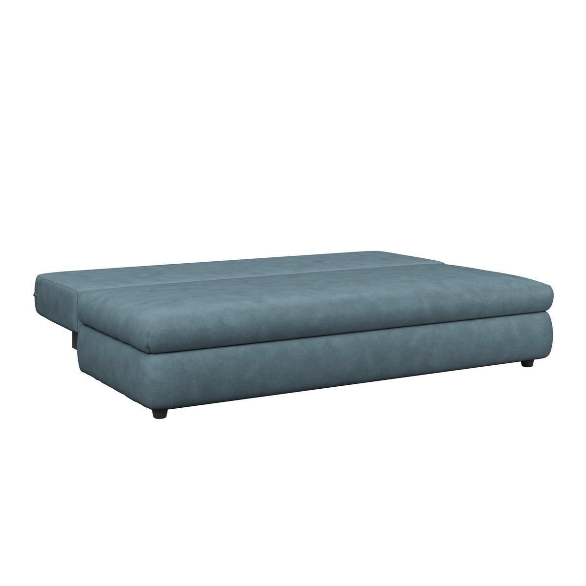 Schlafsofa Oslo Türkis, Lf: 200x140 cm - Türkis, Trend, Holz/Kunststoff (205/72/100cm)