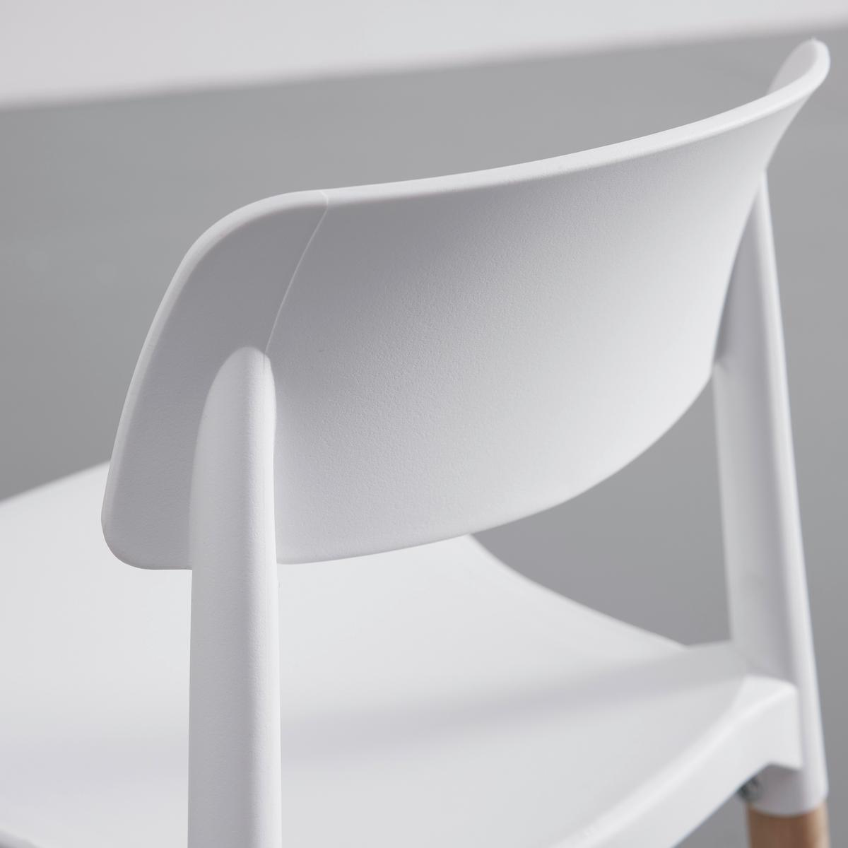 Dětská sedací souprava DESSY bílá - bílá, Moderní, dřevo/plast (60/48/60cm) - Bessagi Kids