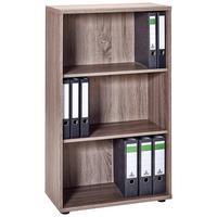 Aktenregal Serie 1200 Eiche Dekor B 65,1 cm - Eichefarben/Schwarz, Basics, Holzwerkstoff (65,1/110,9/34,5cm) - MID.YOU