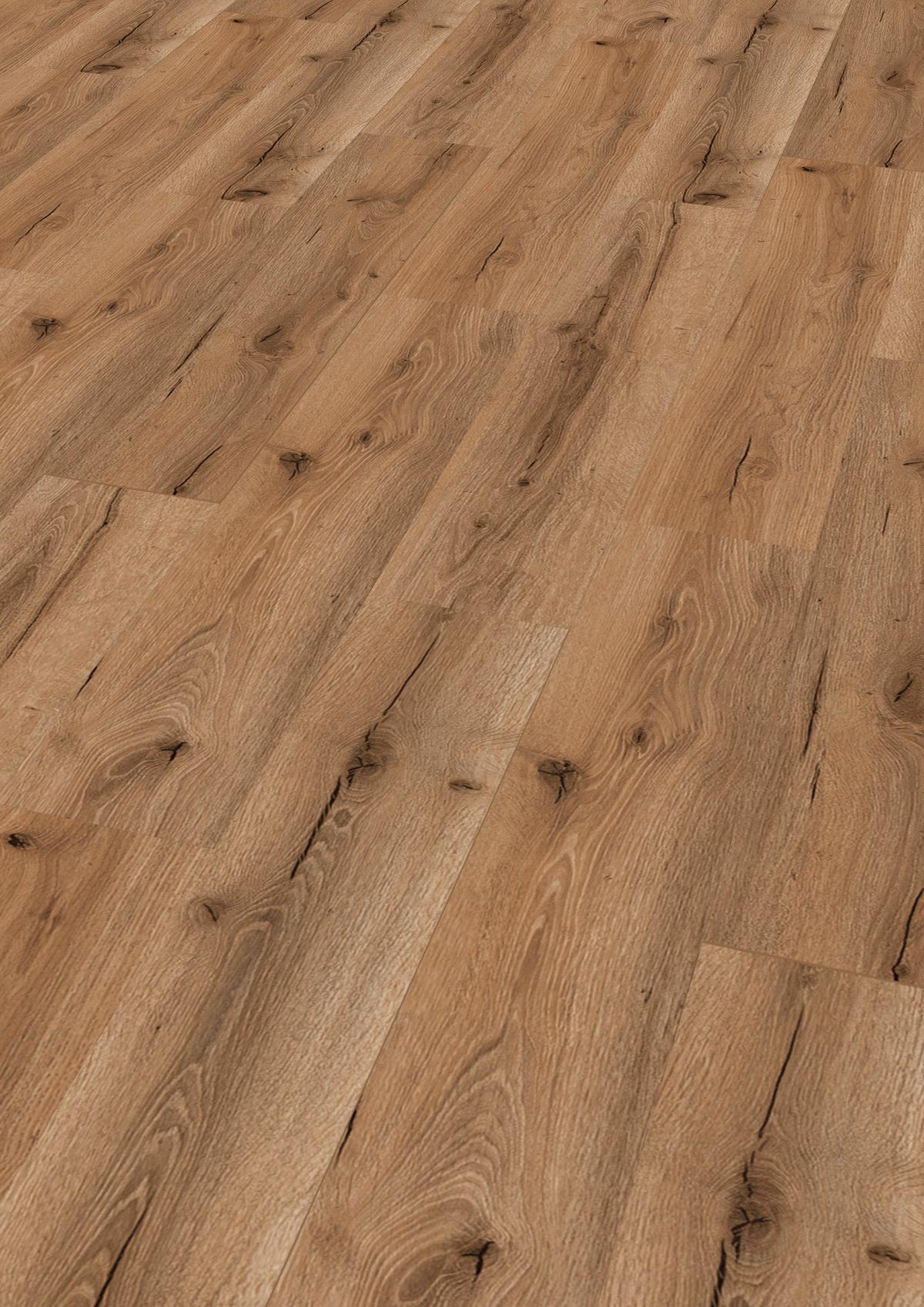 Vinylboden Eichefarbe Landhausdiele - Eichefarben, Basics, Kunststoff (23/122/0,5cm)