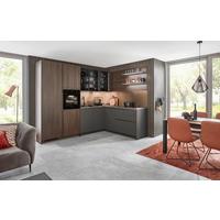 Eckküche Sidney/singapur - Schieferfarben/Schlammfarben, Design, Holzwerkstoff (285/206cm) - Vertico