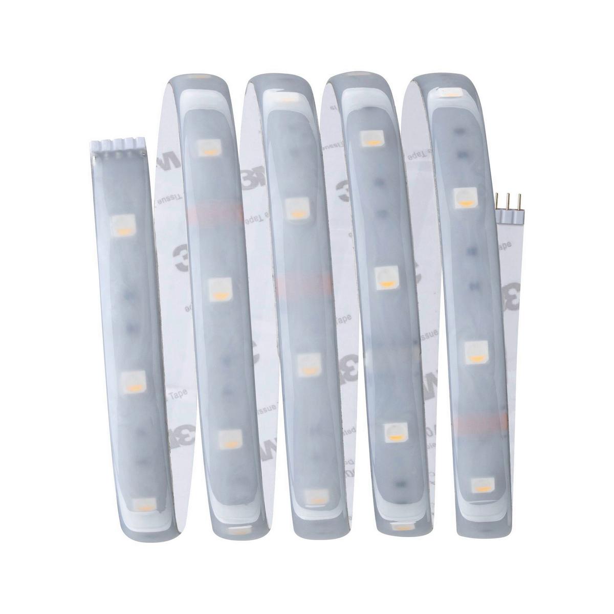 Led-streifen Farbwechsler L: 1,5 M Fernbedienung, Dimmbar - Silberfarben, Basics, Kunststoff (151/0,3cm) - Paulmann