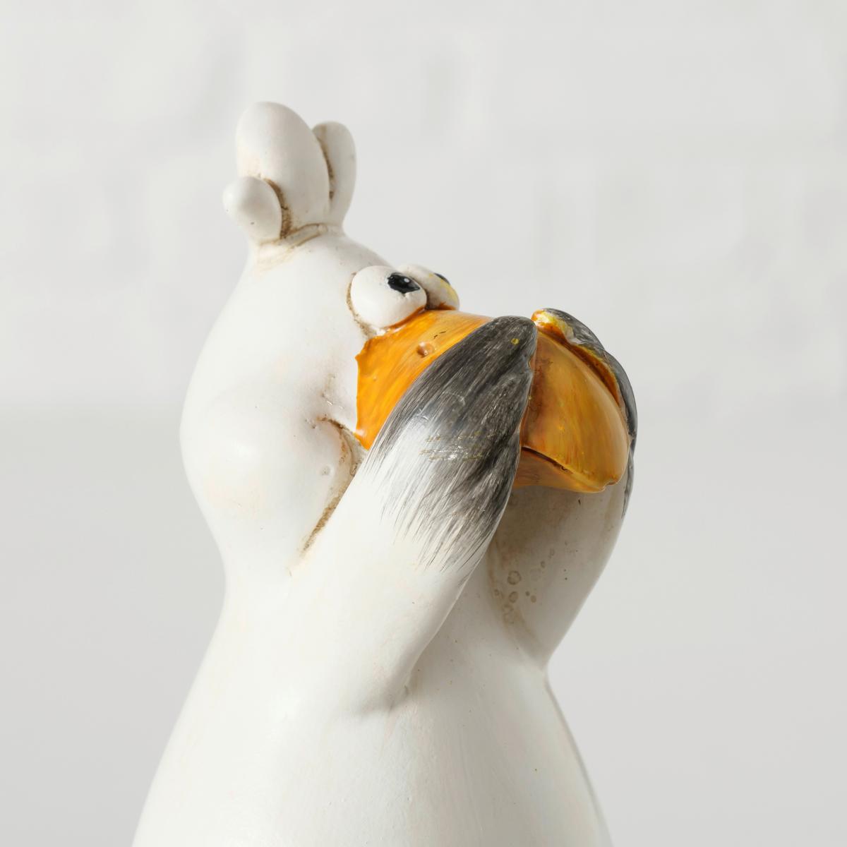 Dekofigur Vogel H: 10 cm Aus Polyresin für Indoor - Basics, Kunststoff (4/4/10cm)