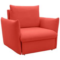 Sessel Looks Orange B: 120 cm - Schwarz/Orange, Design, Textil (120/100/97cm) - LOOKS by W.Joop