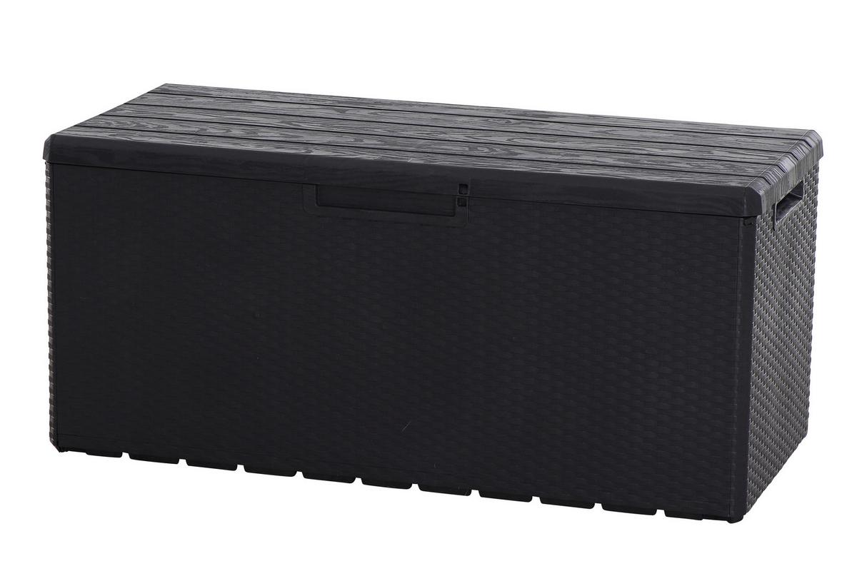 Kissenbox P12162 - Anthrazit, KONVENTIONELL, Kunststoff (55/56/124cm) - Ambia Garden