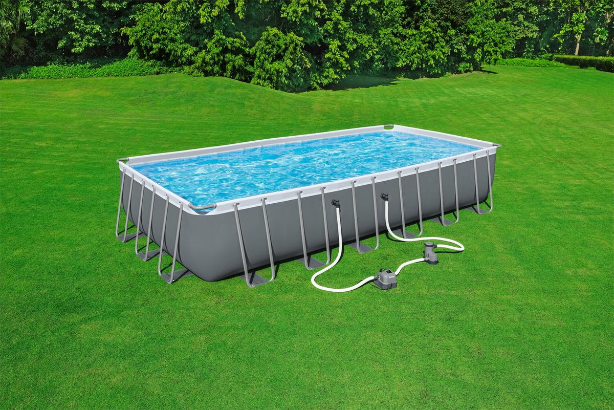 Chlorgenerator für Pools 58678 mit Zeitschaltuhr - Grau, Basics, Kunststoff/Metall (34/27/26cm) - Bestway
