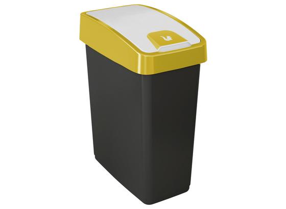 Abfalleimer Magne - Gelb/Graphitfarben, Kunststoff (39,5/24/47,5cm) Abfalleimer Magne - Gelb/Graphitfarben, Kunststoff (39,5/24/47,5cm)