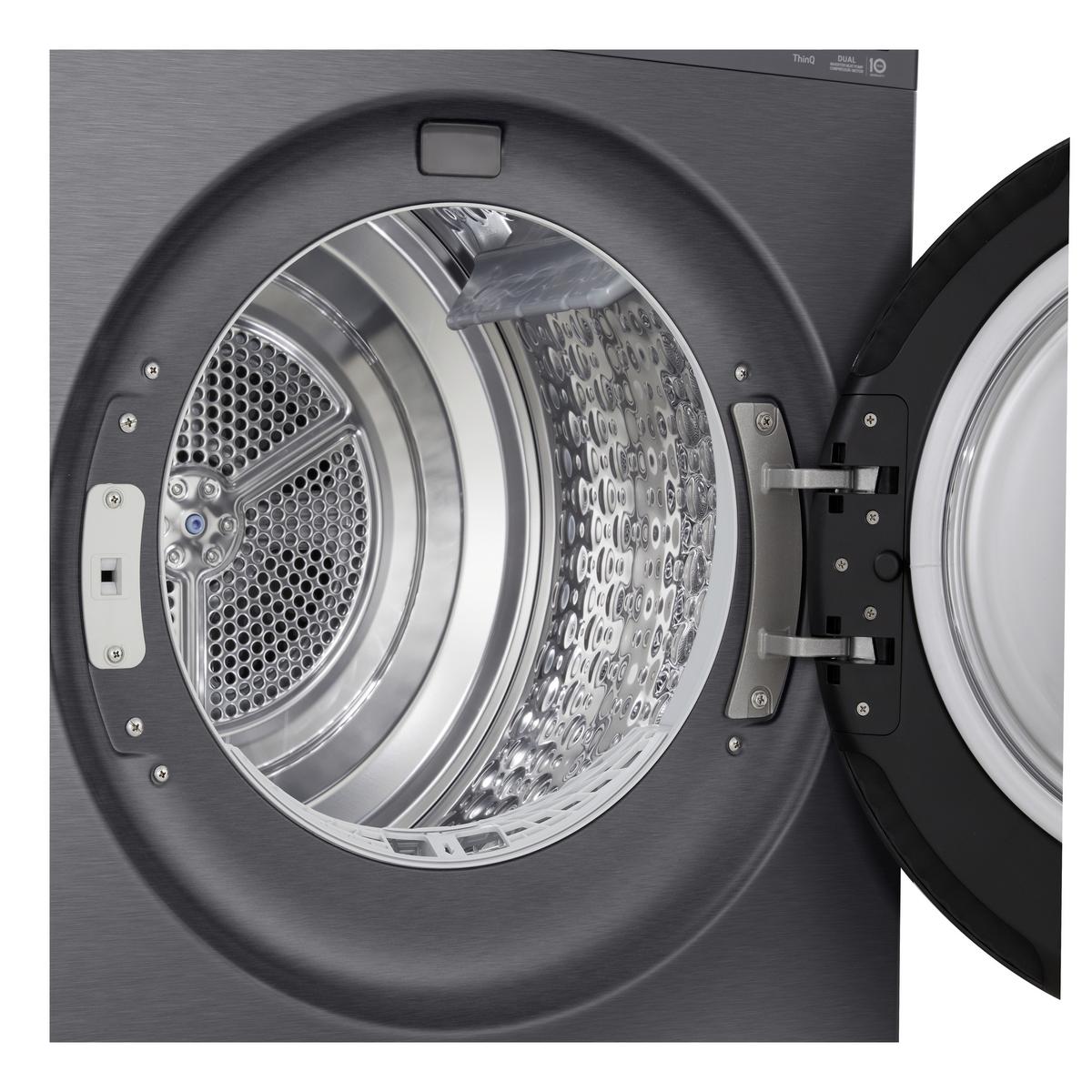 Wärmepumpentrockner Füllmenge ca. 9 Kg - Schwarz, Basics, Metall (60/85/66cm) - LG