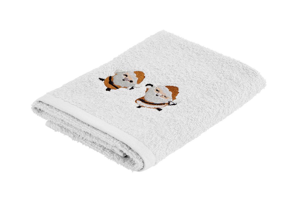 Gästehandtuchset Johanna - 2er Pack - Beige/Weiß, ROMANTIK / LANDHAUS, Textil (30/50cm) - James Wood