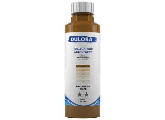Abtönfarbe 500ml Braunbeige - Beige/Braun, Kunststoff (0,500l) - Dulora Abtönfarbe 500ml Braunbeige - Beige/Braun, Kunststoff (0,500l) - Dulora