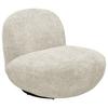 Sessel Chris Beige B: 85 cm - Beige/Schwarz, MODERN, Textil (85/70/99cm) - MID.YOU