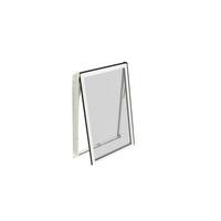 Gewächshaus-Seitenfenster H Esg-Glas, Weiß, 55,4x87,6 cm - Weiß, Basics, Glas/Metall (55,4/87,6cm)