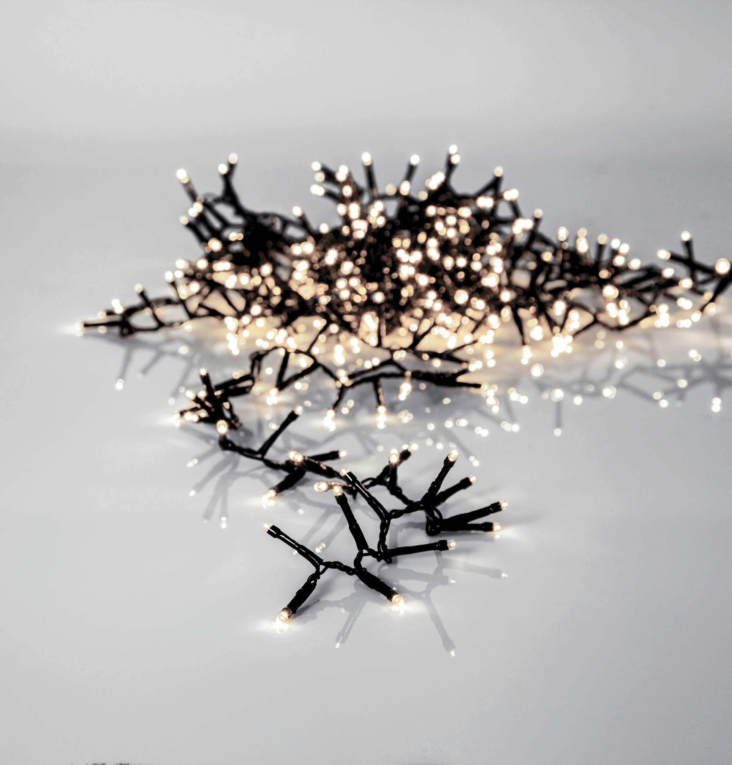 Lichterkette 410836 Lichterkette - Transparent/Schwarz, Basics, Kunststoff (2500cm) - Eglo