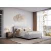 Polsterbett Bendi Ii - Hellgrau/Schwarz, MODERN, Holz/Holzwerkstoff (140/200cm) - MID.YOU