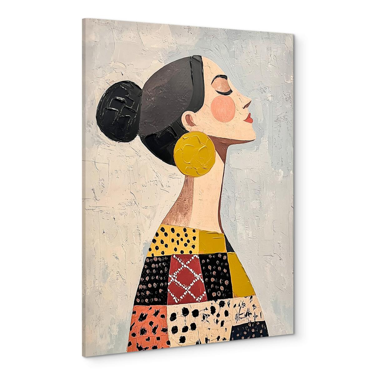 OBRAZ NA PLÁTNE MAE - viacfarebná, Basics, drevo/textil (70/100cm)