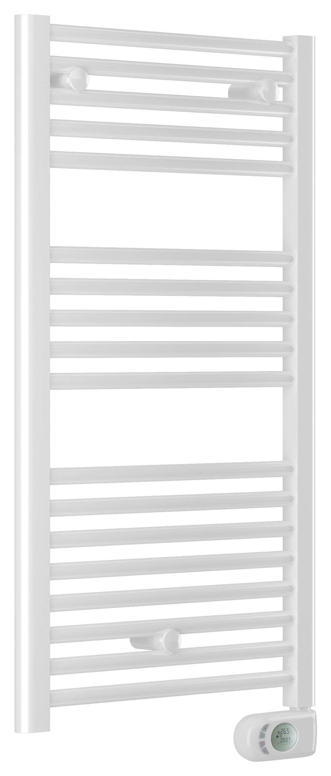 Rebrinový sušič uterákov Innsbruck I350 s termostatom - biela, kov (48/92cm)