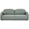 Schlafsofa Roma Mintgrün, B: 230 cm - Schwarz/Mintgrün, Design, Textil (230/90/105cm)