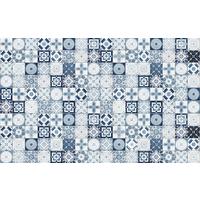 Vliestapete Palazzo Preferito - Blau/Weiß, Basics (400/250cm) - Komar