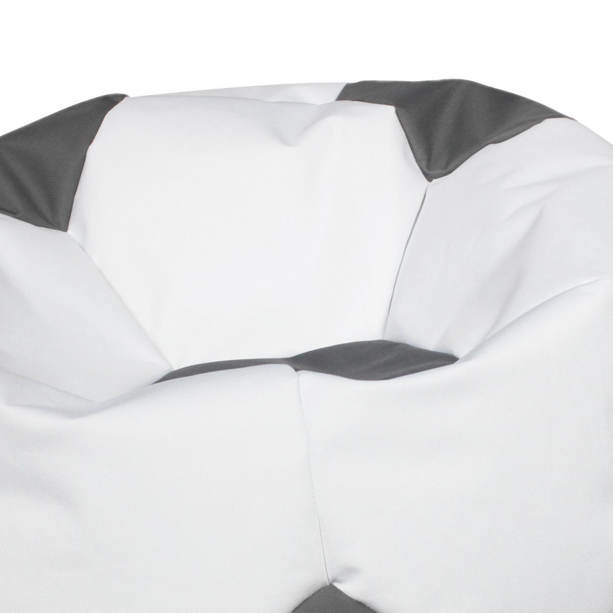 Sedací vak PLAY - šedá/bílá, Basics, textil (78/40cm) - Ondega