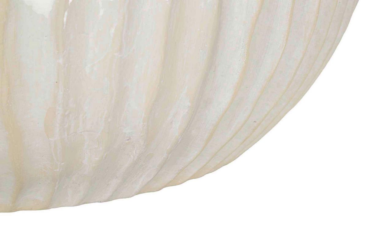 Vase Icicle Pot Creme B: 40 cm - Creme, Basics, Metall (40/23 /40cm)