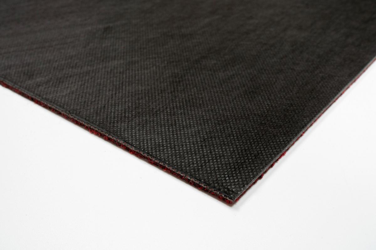 Teppichfliese Rot Astra 50x50 cm Florhöhe 3 mm - Rot, Basics, Textil (50/50cm)