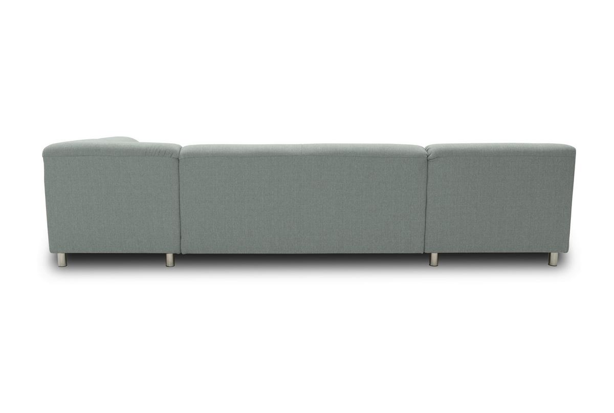Wohnlandschaft Jamie Silberfarben - Chromfarben/Silberfarben, KONVENTIONELL, Textil (150/308/194cm) - MID.YOU