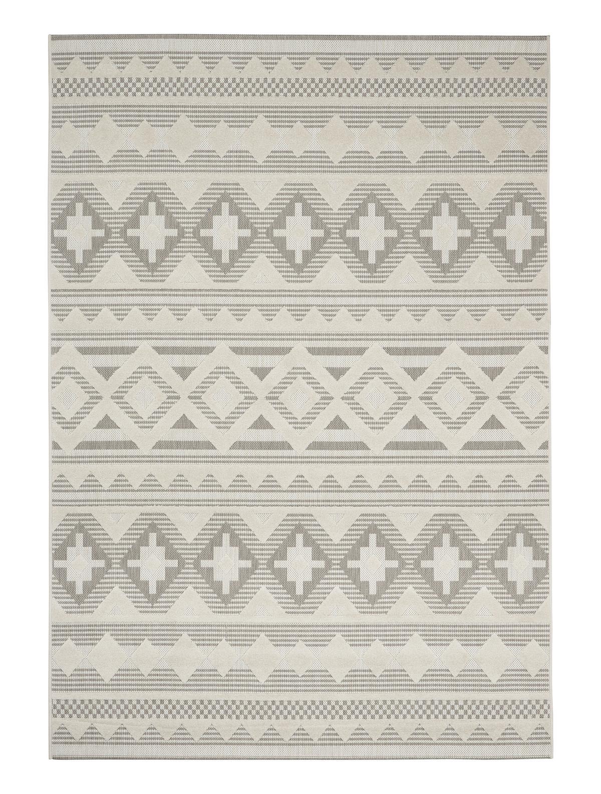 Flachwebeteppich Creme Shaun 80x150 Cm - Creme, Basics, Kunststoff (80/150cm) - James Wood