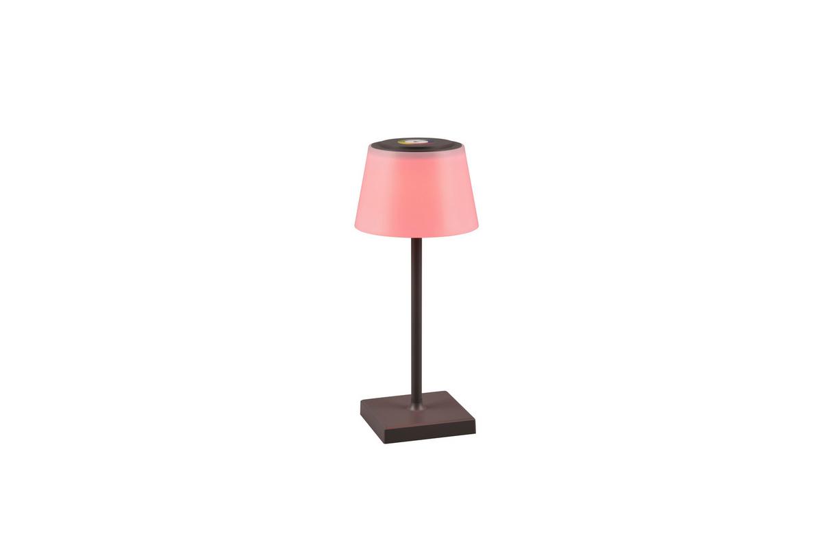 Akku-tischleuchte R54126142 Sanchez - Anthrazit/Weiß, KONVENTIONELL, Kunststoff (13/30cm)