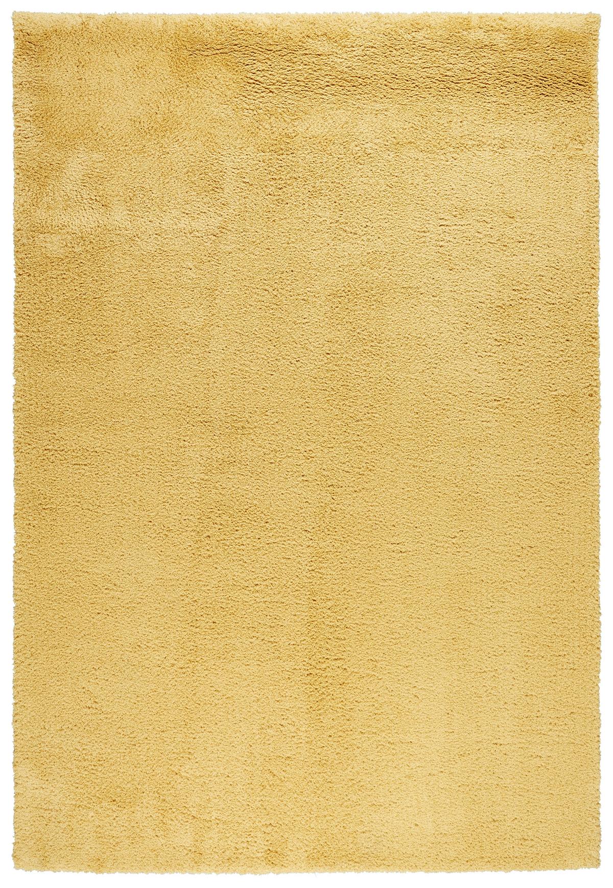 SHAGGY KOBEREC Stefan 2, 120/170cm, žlutá - žlutá, Moderní, textil (120/170cm) - Mömax