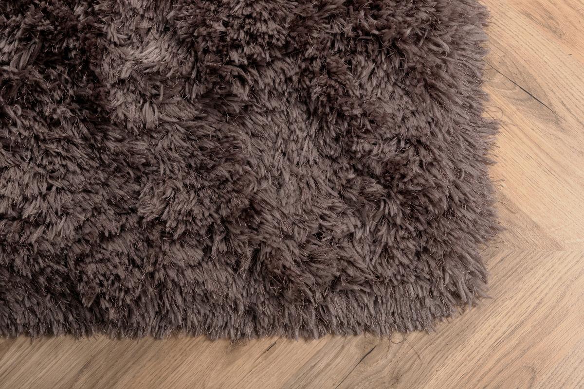 Hochflorteppich Braun Grace 200x300 cm - Braun, LIFESTYLE, Textil (200/300cm) - P & B