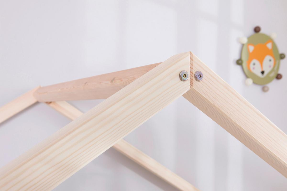 Hausbett Lou Bettkasten Naturfarben B: 140 Cm - Naturfarben, MODERN, Holz (140/200cm) - MID.YOU