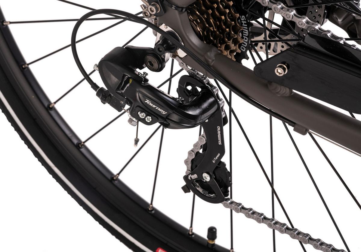 E-bike City Herren 149e 28 Zoll, 80 Km, 65nm - Grau, Basics, Metall (180/70/100cm)