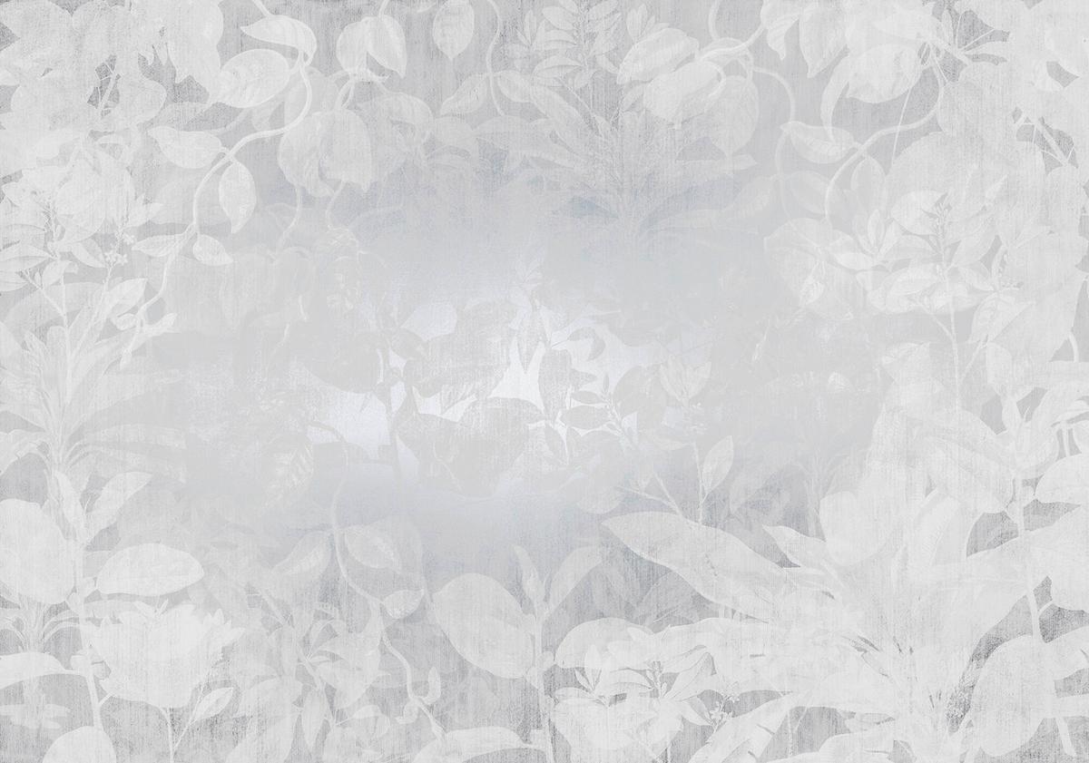 Fototapete Rsx8-057 Flora - Silberfarben/Grau, Trend (400/280cm)