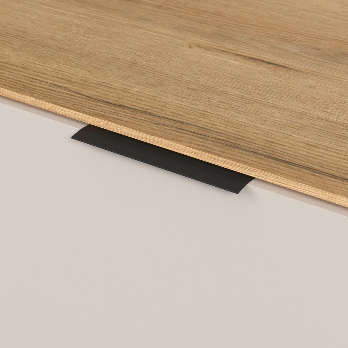 TV-Element King Eichefarben/Kaschmir B: 170cm - Kaschmir/Eichefarben, MODERN, Holzwerkstoff (170/54/40cm)
