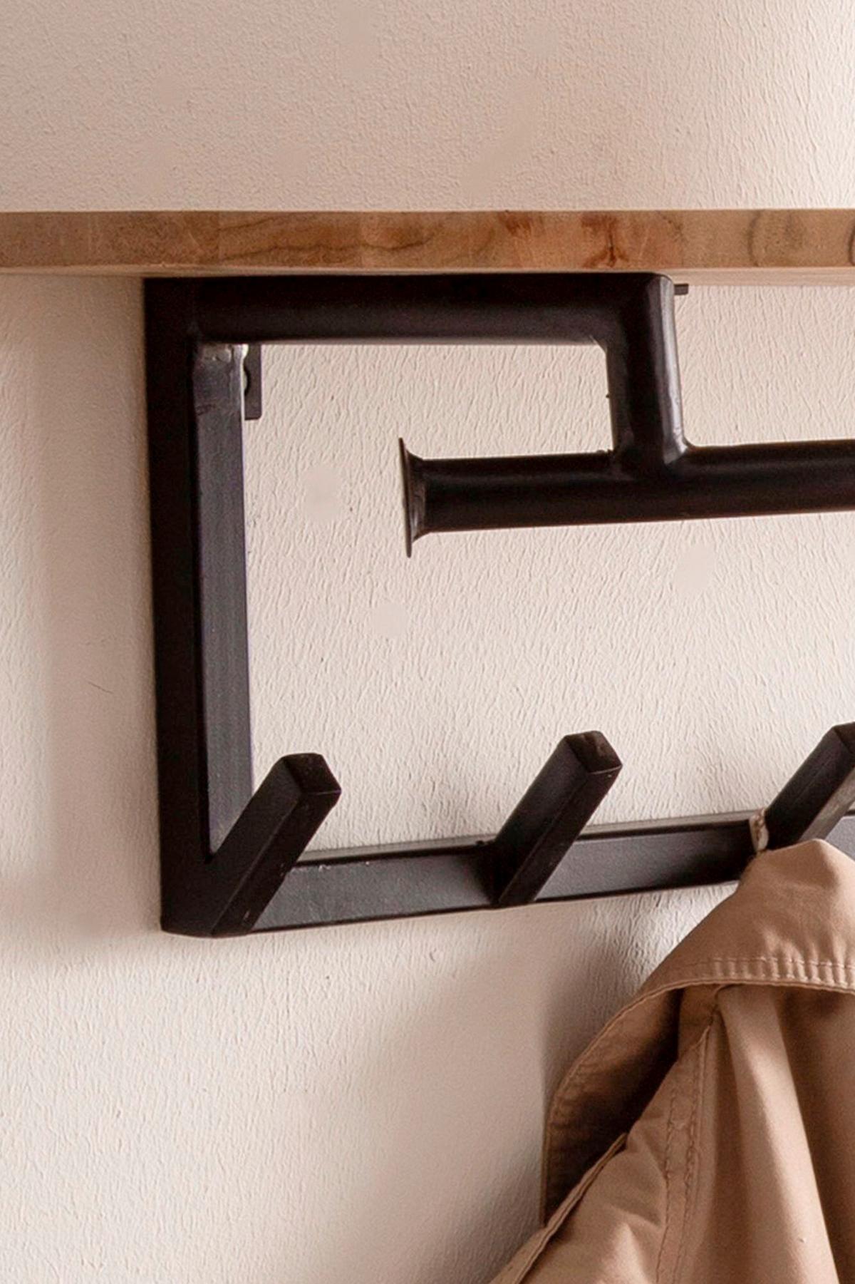 GARDEROBE Akaziefarben B: 100cm - Akaziefarben, Design, Holz (100/30/20cm) - Livetastic