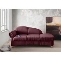Ottomane Torello Bordeaux B: 86cm - Wildeiche/Bordeaux, KONVENTIONELL, Textil (86/84/190cm) - Livetastic