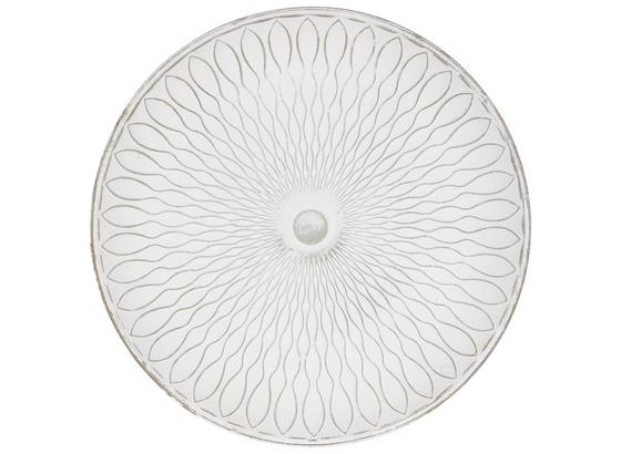 Dekoteller Lore - Weiß, MODERN, Holzwerkstoff (39cm) - Ombra Dekoteller Lore - Weiß, MODERN, Holzwerkstoff (39cm) - Ombra
