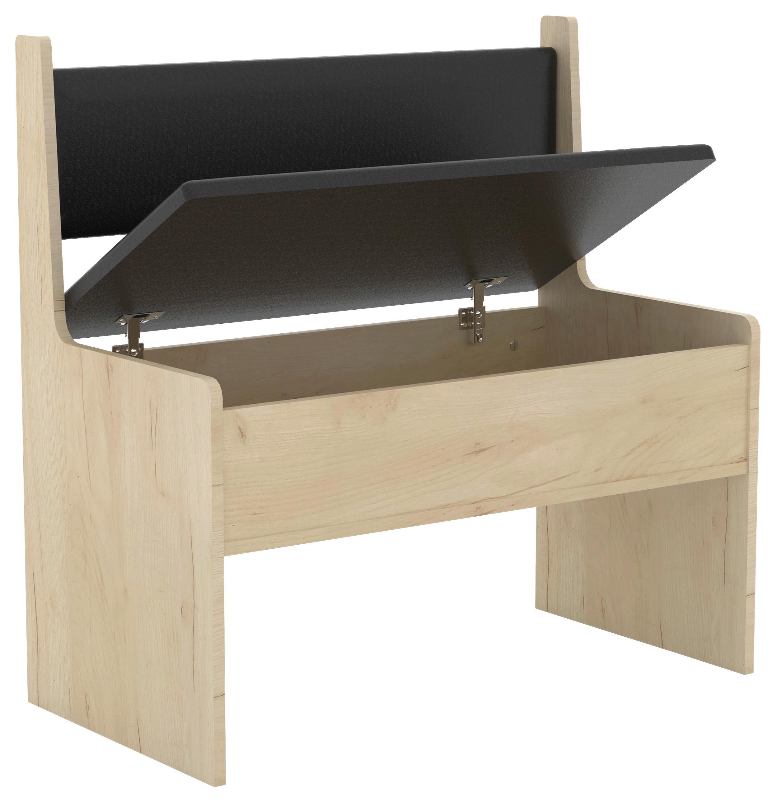 Sitzbank Esal Honigeiche B: 80 Cm - Honigeiche, MODERN, Holzwerkstoff (80/80/42cm) - MID.YOU