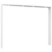 Paspartový rám s osvetlením alpská biela, pre š. 270 cm - biela, Konventionell, kompozitné drevo (278/214/23cm)