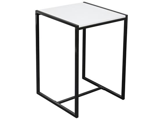 Odkládací Stolek Bali - bílá/černá, Moderní, kov/kompozitní dřevo (39/58/39cm) Odkládací Stolek Bali - bílá/černá, Moderní, kov/kompozitní dřevo (39/58/39cm)
